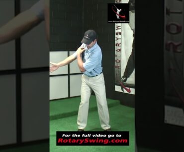 How to Improve Your Golf Swing: Mastering the Art of a Wide Backswing and Straight Right Arm #shorts