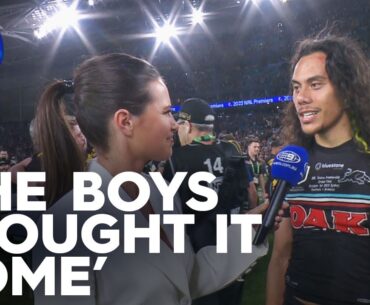 Jarome Luai sheds light on the severity of his shoulder injury: 2023 NRL Grand Final | NRL on Nine