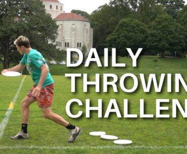 Great Ultimate Frisbee Hucking Drill +  My 100 Throw Challenge!