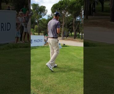 Golf - Professionals - Playing at Open España 2019 - starting from tee with an hybid