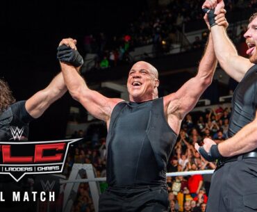 FULL MATCH — Shield & Angle vs. Strowman, Kane, Miz & Bar — 3-on-5 Handicap TLC Match: WWE TLC 2017