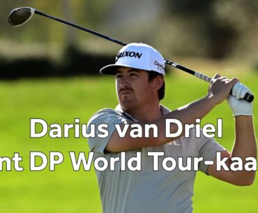 Darius van Driel wint DP World Tour-kaart