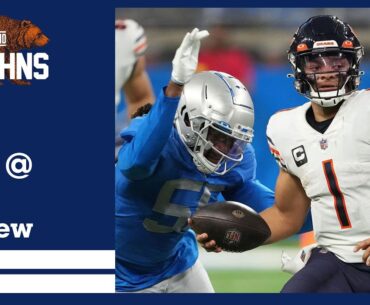 Bears @ Lions preview, Justin Fields' return & predictions with Hoge & Jahns | #chicagobears