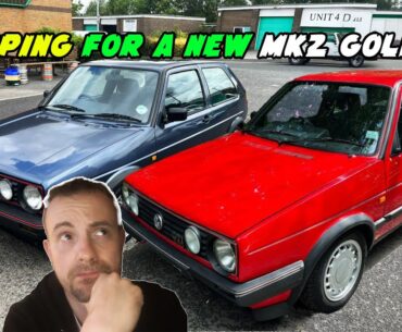 We went shopping for a new MK2 Golf GTI