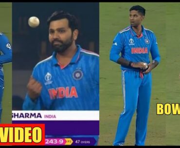 Watch Rohit Sharma, Virat Kohli, Suryakumar Yadav & Shubhman Gill Bowling Full Highlight In INDvsNED