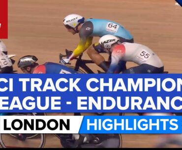 Action-Packed Night! | UCI Track Champions League 2023 Highlights - Round 4, London - Endurance