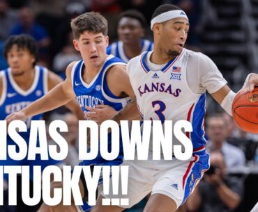 INSTANT REACTION to Kansas' win over Kentucky! The Jayhawks are LEGIT! | AFTER DARK