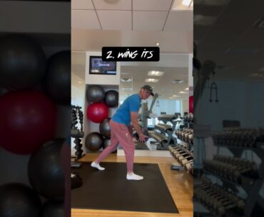 2 Golf Swing Exercises For More Power 💪 #short #golf #golfswing