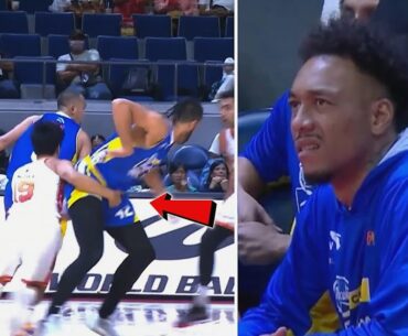 Calvin Abueva gets Mad after John Amores Low Blow! The Beast Ready to Fight!