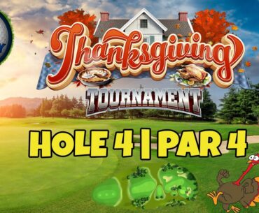 Master, QR Hole 4 - Par 4, EAGLE - Thanksgiving Tournament, *Golf Clash Guide*