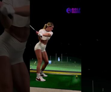 Amazing Golf Swing you need to see | Golf Girl awesome swing | Golf shorts | Emma Hartley