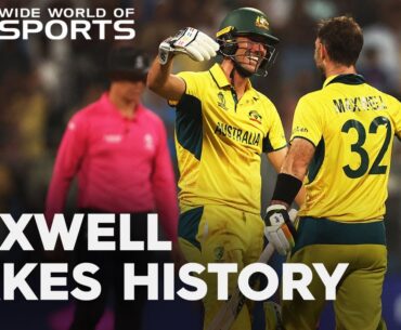 Maxwell's innings the greatest ever? | Wide World of Sports