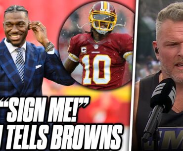 RGIII Throws Hat Into The Ring For Browns QB After Deshaun Watson Injury... | Pat McAfee Reacts