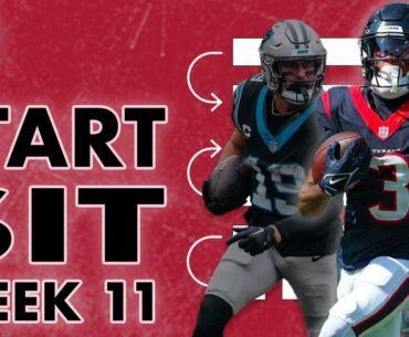 2023 Fantasy Football Week 11 Start/Sit Advice | NFL