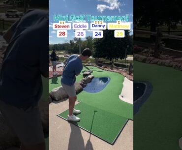 Mini Golf Tournament #7 FULL ROUND! (Craziest course so far) Moorland Road Golf Center