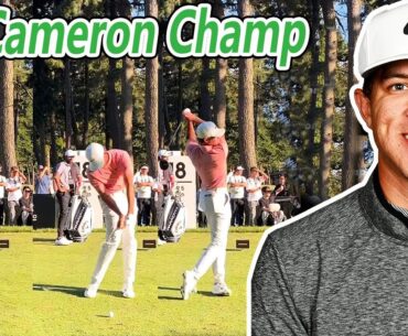 Cameron Champ キャメロン・チャンプ 米国の男子ゴルフ スローモーションスイング!!!