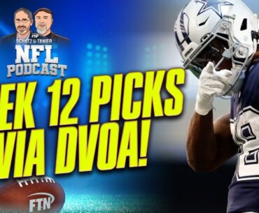 NFL Week 12 Preview w/ Aaron Schatz & Mike Tanier!! | Week 12 NFL Predictions | NFL Picks | DVOA