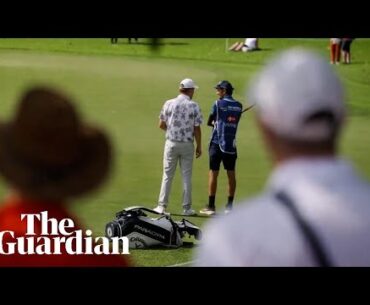 'Mic'd up, first hole, lose your player's ball': what golfers and caddies say on the course