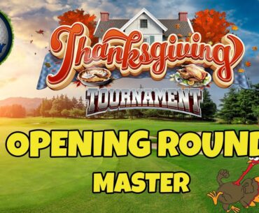 Golf Clash LIVESTREAM, Opening round - Master - Thanksgiving Tournament! #thanksgiving