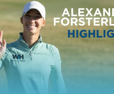 Alexandra Försterling | First Round Highlights | 68 (-4) | Open de España