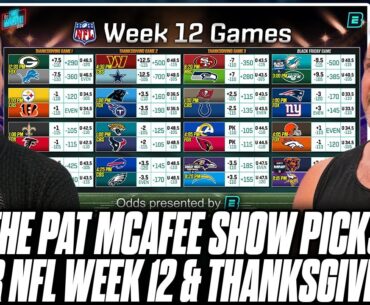 The Pat McAfee Show Picks & Predicts Every Game For Thanksgiving & Week 12