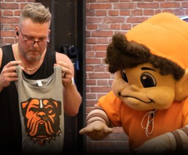 Browns Reveal New Dog Logo LIVE On The Pat McAfee Show