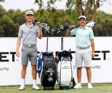 14-club challenge with David Micheluzzi and Louis Dobbelaar | #AusPGA