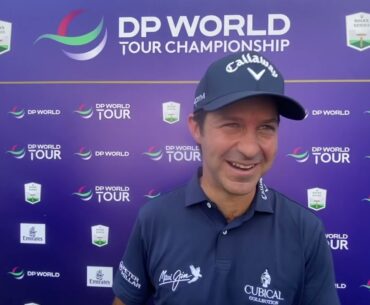 Jorge Campillo explica el eagle más extraño de su carrera sucedido hoy en la Final de Dubai