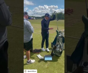 🎯 Fine-tuning precision with Trackman at the Genesis Scottish Open! #shorts