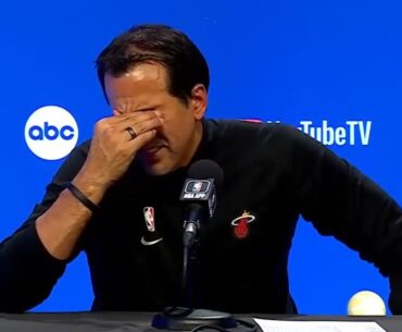 Erik Spoelstra goes off on reporter for asking this about Nikola Jokic after Game 2