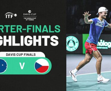 Highlights: Tomas Machac (CZE) v Jordan Thompson (AUS) | Davis Cup Finals 2023