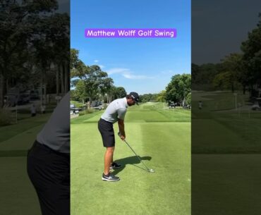 Matthew Wolff Golf Swing #golf #livgolf #pga #shorts