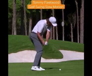 Tommy Fleetwood Golf Swing slow motion #golf #골프  #shorts