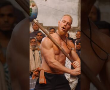 Foreigner Competes in Indian Gada Dangal