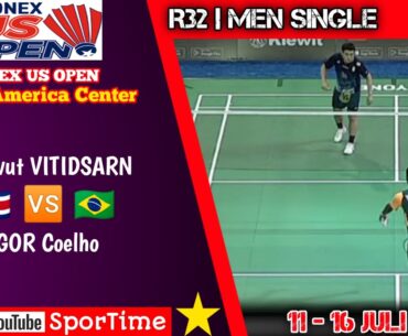 R32 | VITIDSARN (THA) vs YGOR (BRA) | YONEX US Open 2023