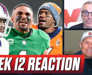 Reaction to Bills-Eagles, Browns-Broncos, Chiefs-Raiders, Ohio State-Michigan | Colin Cowherd NFL