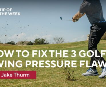 SQAIRZ Academy Tip of the Week with Jake Thurm - How to Fix the 3 Golf Swing Pressure Flaws