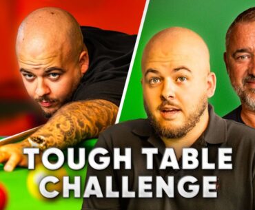 Snooker World Champion VS Tough Table Challenge | Luca Brecel