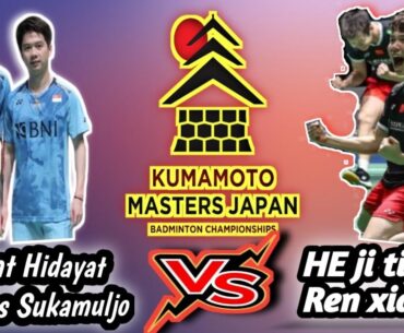 Japan master 2023 r16 ||Kevin/Rahmat🆚 He ji ting/Ren xiang yu