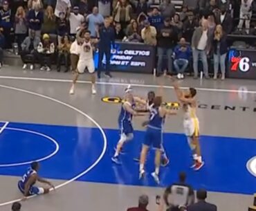 Malik Monk insane game winner then Steph Curry misses game winner with Klay wide open 😬