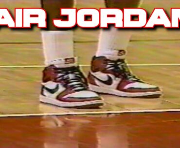 Rookie Michael Jordan vs Norm Nixon, Derek Smith - Air Jordan Takes Flight In His Air Jordan 1's