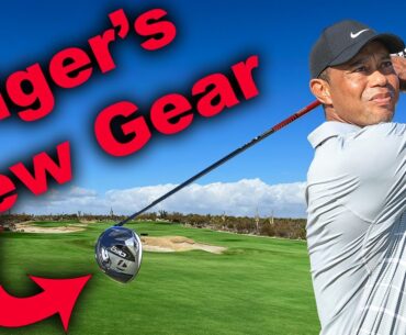 Tiger Woods Has New Equipment in the Bag!