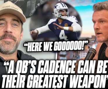 Aaron Rodgers Breaks Down Why QBs Have Different Cadences & How They Can Be Game Changers