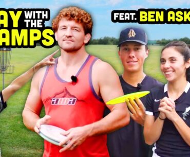 Ben Askren VS. Disc Golf Pros for Charity! | JomezPro