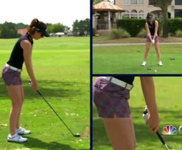 Playing Lessons, Golf Channel, Episode 5   Sandra's Swing Analysis by Brandel Chamblee