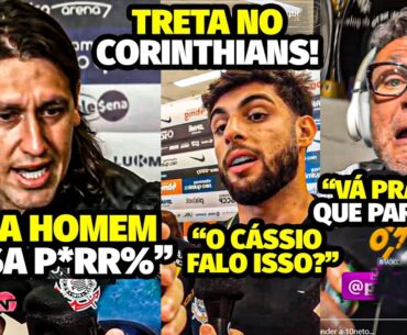 TRETA! NET0 FICA TRANSTORNADO E CÁSSIO FICA P*UTO AO VIVO APÓS VEXAME DO CORINTHIANS