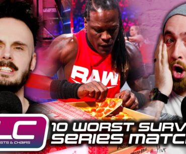 10 WORST WWE Survivor Series Matches | Tables, Lists & Chairs (ft. Ace Trainer Liam)