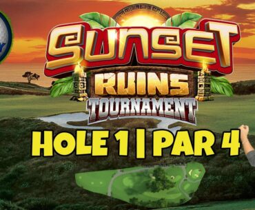Master, QR Hole 1 - Par 4, EAGLE - Sunset Ruins Tournament, *Golf Clash Guide*