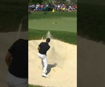 Jordan Spieth Amazing shot from the Bunker 👀#shorts