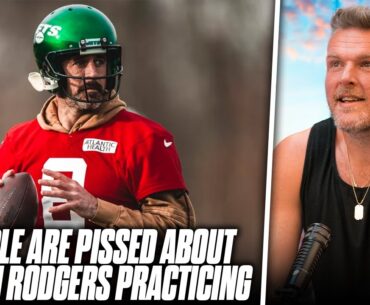 People Are PISSED Aaron Rodgers Is Back Practicing 11 Weeks After Achilles Tear | Pat McAfee Reacts